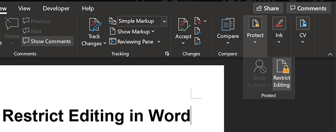 read mode in word for mac